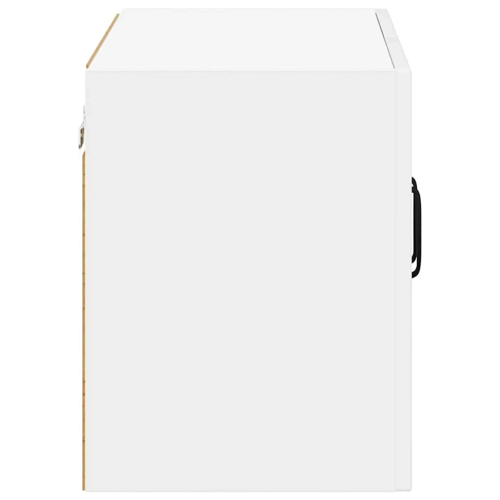 Wall Cabinet 2 Pieces High Gloss White Kitchen Storage Cupboard Unit 60x31x40cm