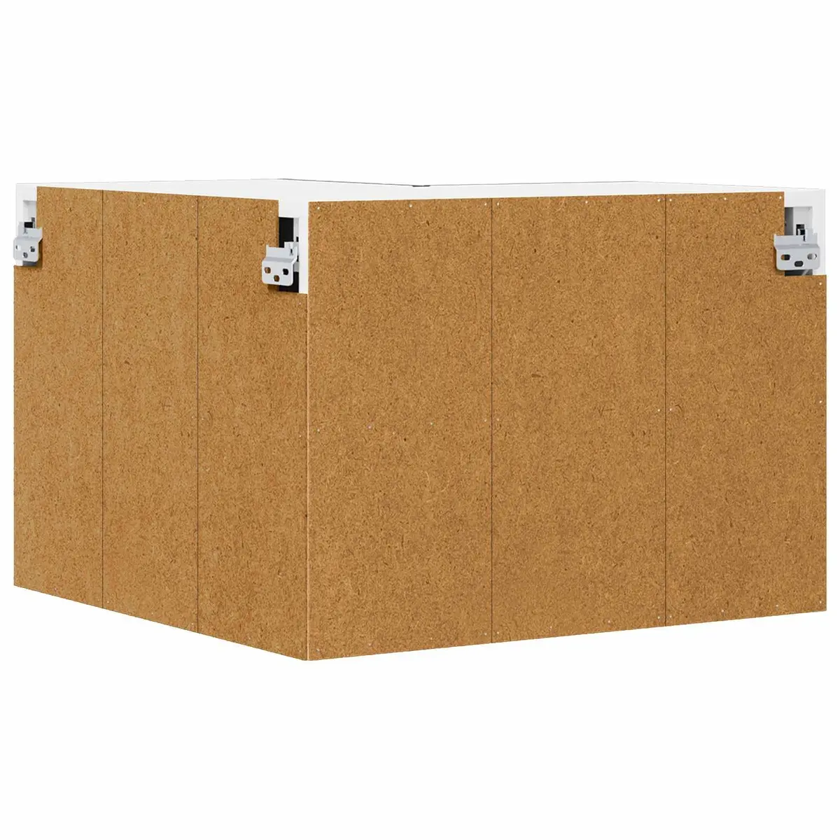Wall Corner Cabinet Kitchen Storage Engineered Wood Black 57x57x40cm Modern