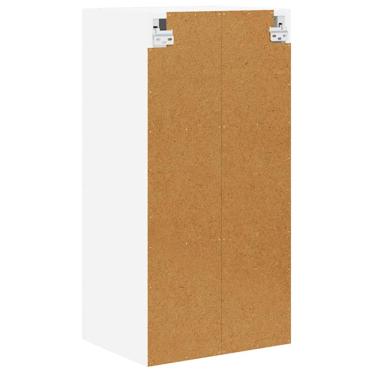 Wall Glass Cabinet White Kitchen Storage Unit 40 x 31 x 80 cm Modern Furniture