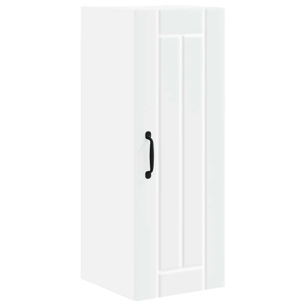 Wall Cabinet Kitchen Storage White Engineered Wood Modern 30 x 31 x 80 cm