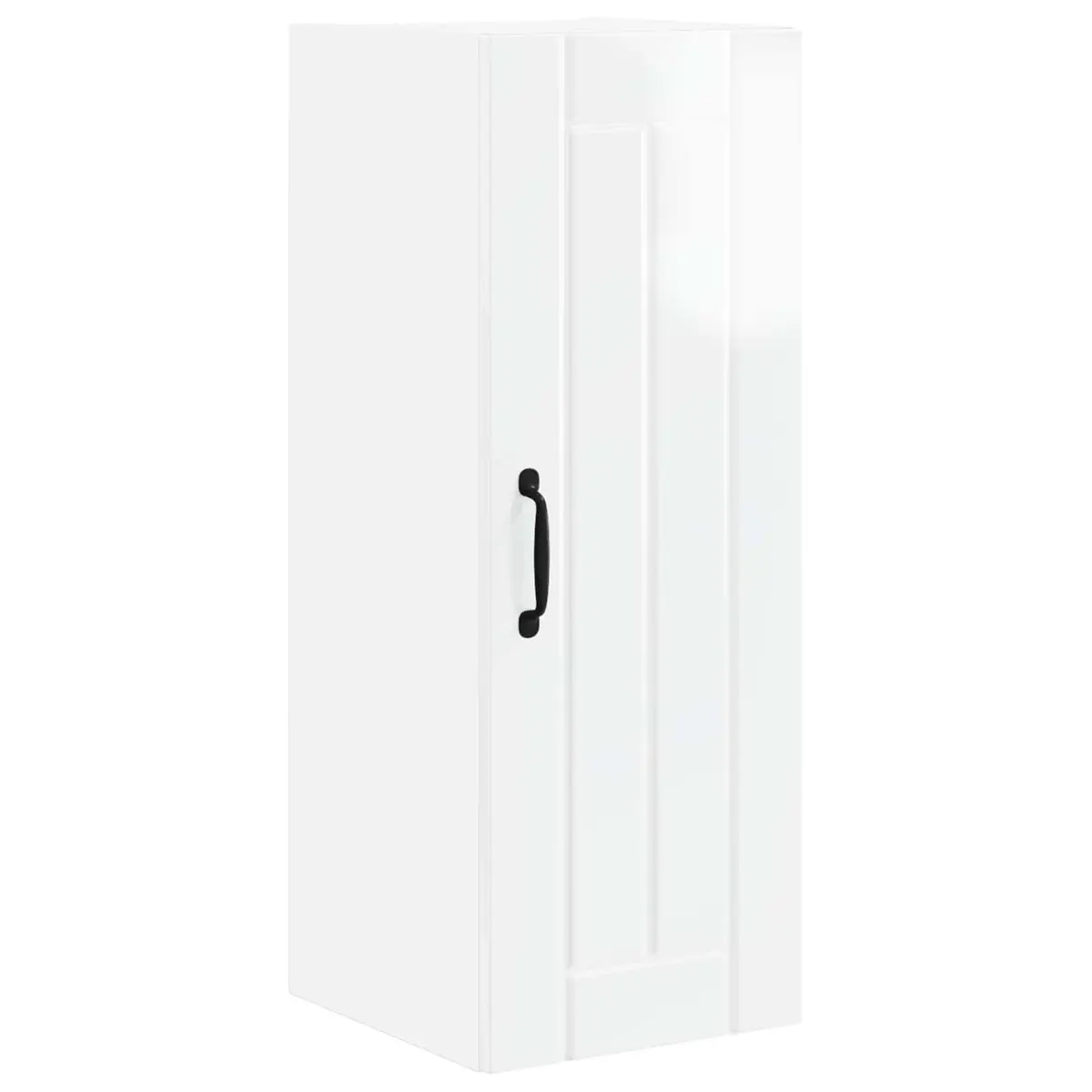 Wall Cabinet 2 Pcs High Gloss White Kitchen Storage Unit 30 x 31 x 80 cm