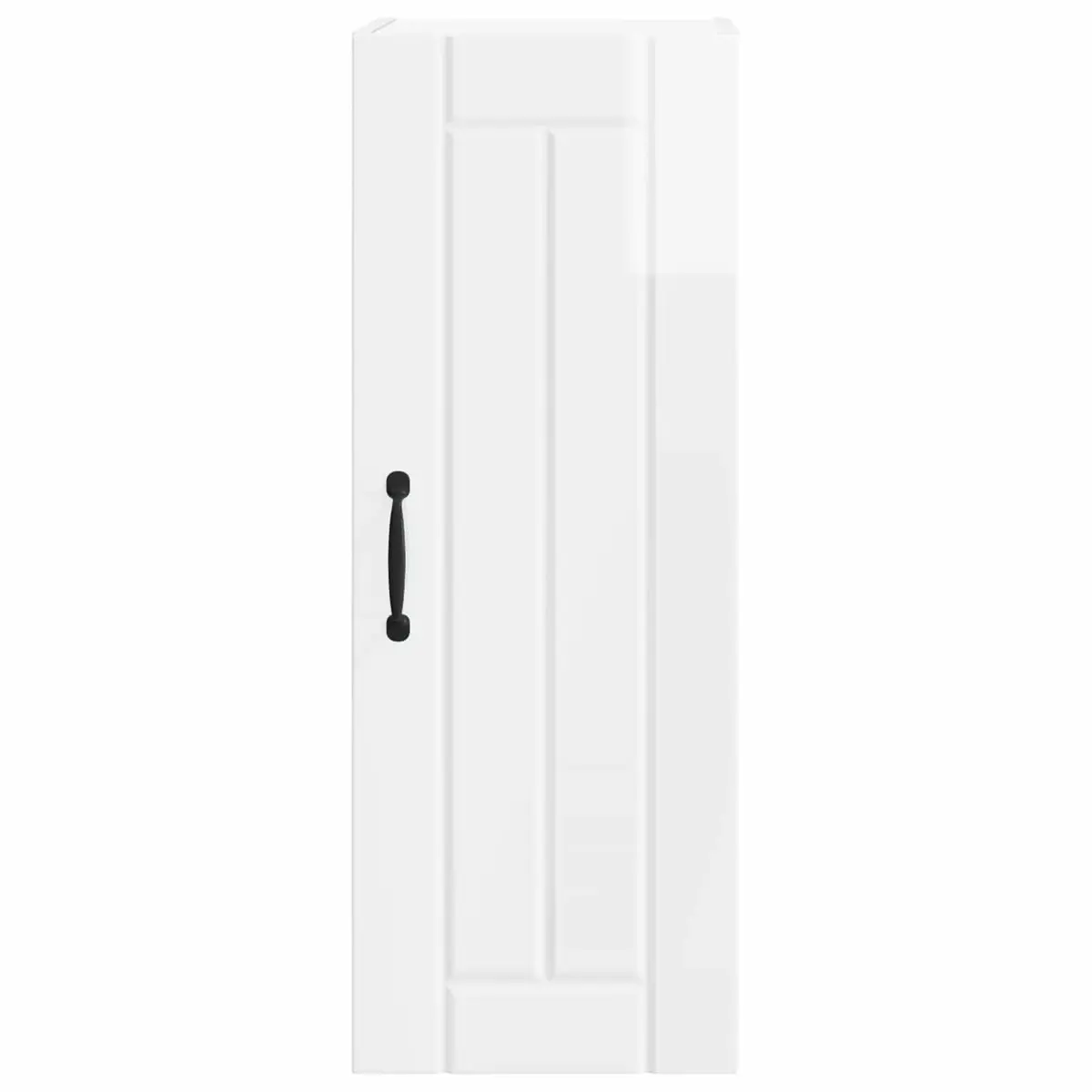 Wall Cabinet 2 Pcs High Gloss White Kitchen Storage Unit 30 x 31 x 80 cm