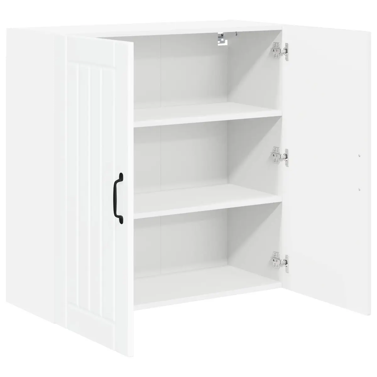Wall Cabinet Dishwasher Panel High Gloss White 80x31x80cm