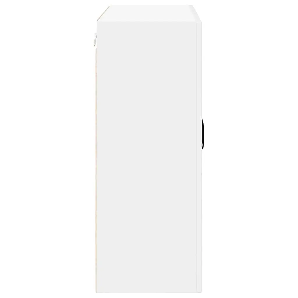 Wall Cabinet Dishwasher Panel High Gloss White 80x31x80cm