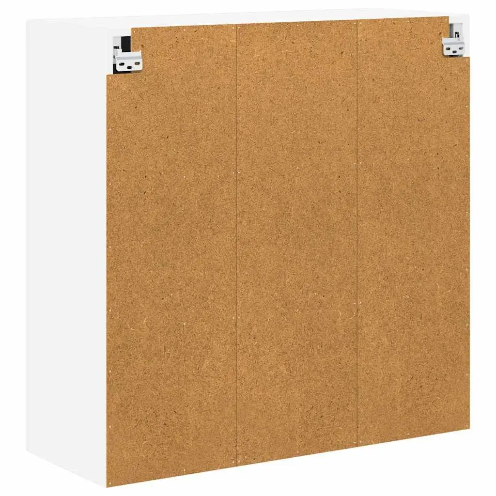 Wall Cabinet Dishwasher Panel High Gloss White 80x31x80cm