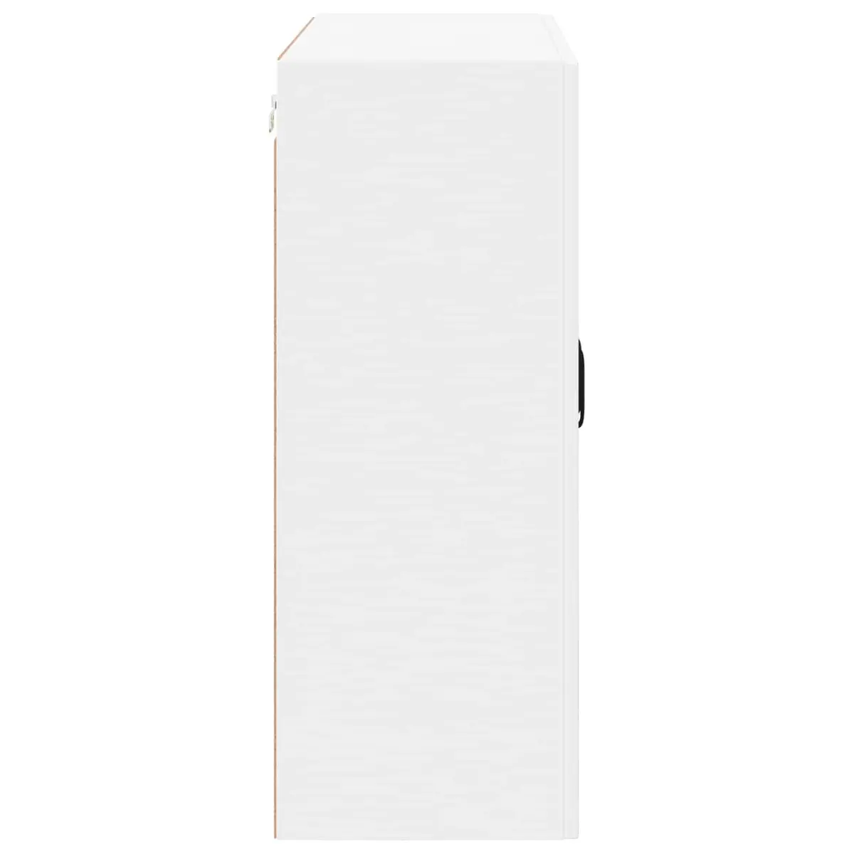 Wall Glass Cabinet White 80x31x80cm Engineered Wood Kitchen Storage Unit