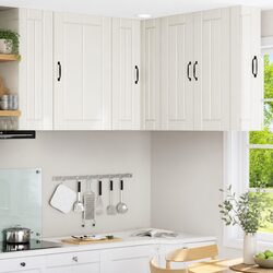 Wall Corner Cabinet High Gloss White Modern Kitchen Storage Unit Furniture