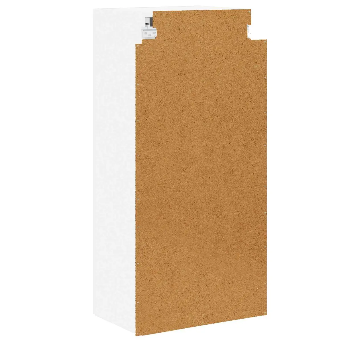 Wall Glass Cabinet White Engineered Wood 40 x 31 x 100 cm