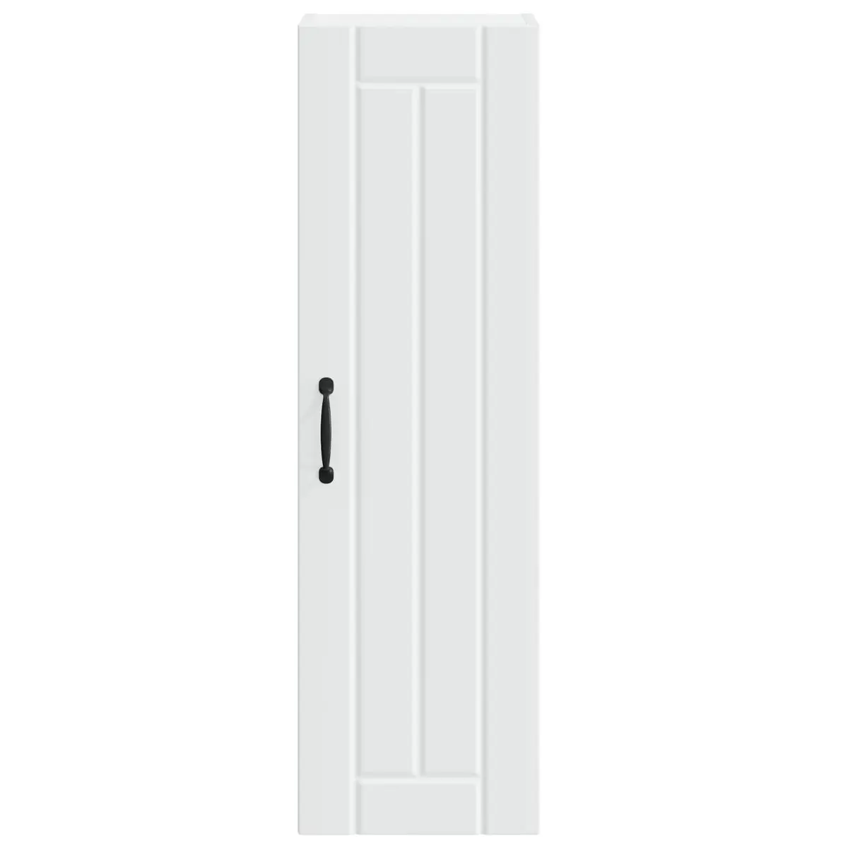 White Engineered Wood Wall Cabinet Kitchen Storage Unit 30 x 31 x 100 cm Modern