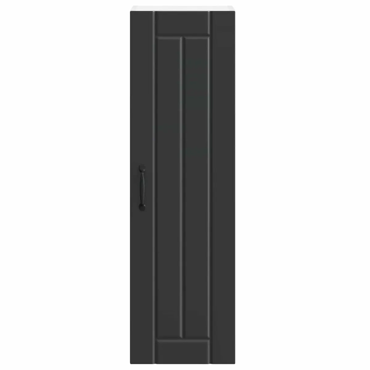 Kitchen Cabinet Black Engineered Wood Wall-Mounted 30cm Width 31cm Depth 100cm Height
