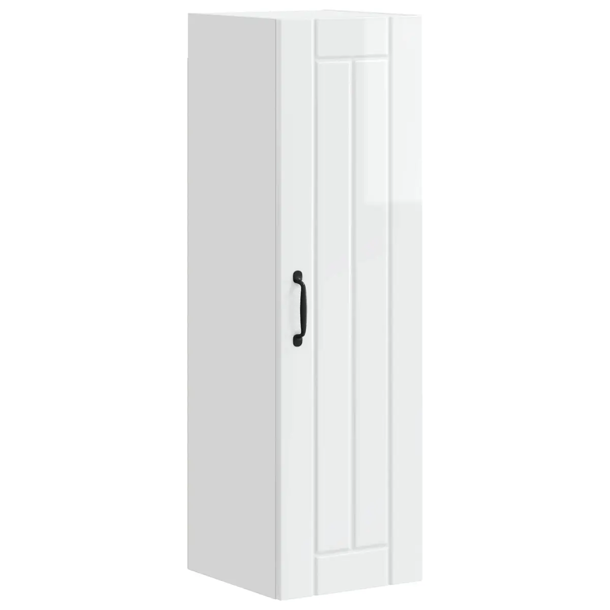 Wall Cabinet High Gloss White Modern Kitchen Storage 30 x 31 x 100 cm