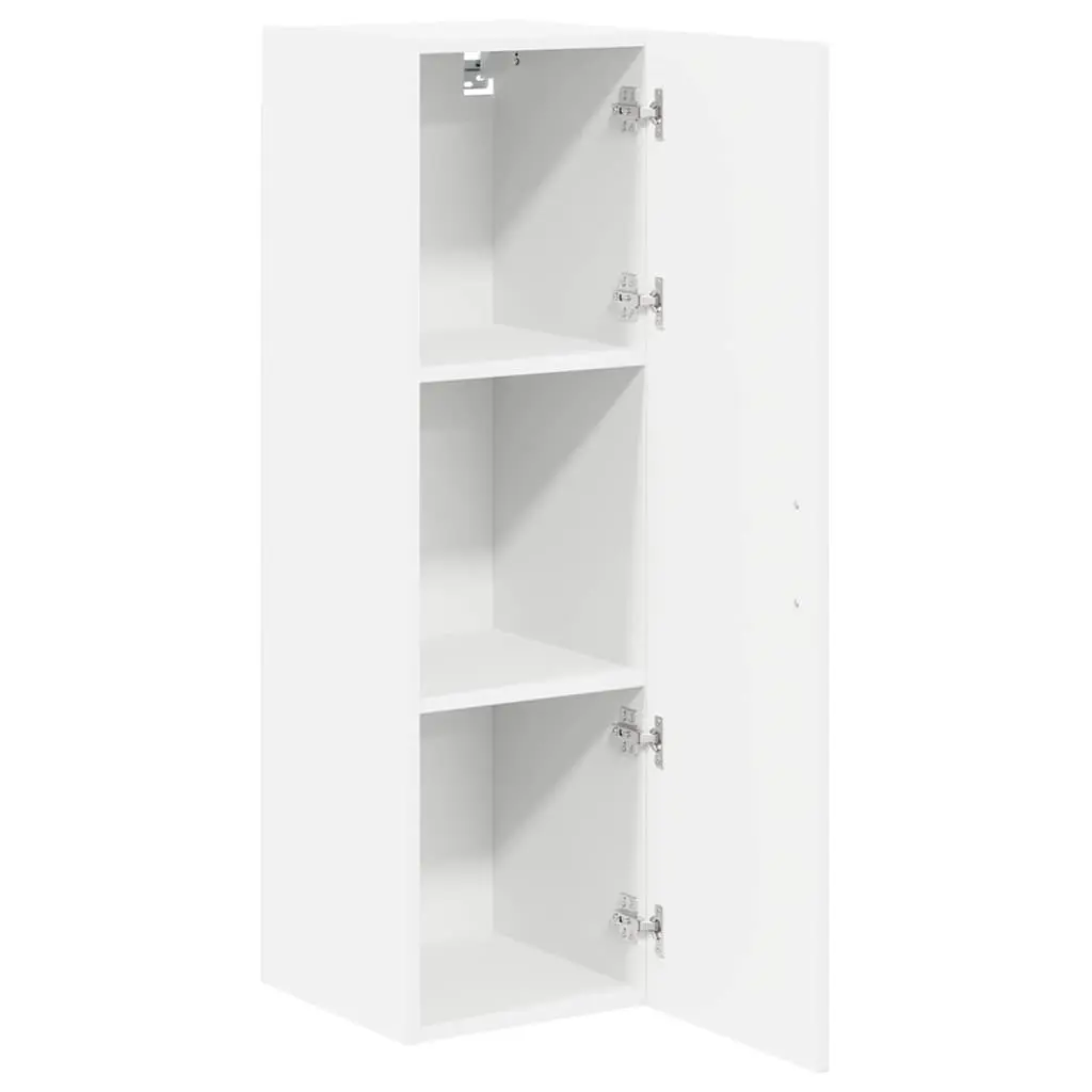 Wall Cabinet High Gloss White Modern Kitchen Storage 30 x 31 x 100 cm