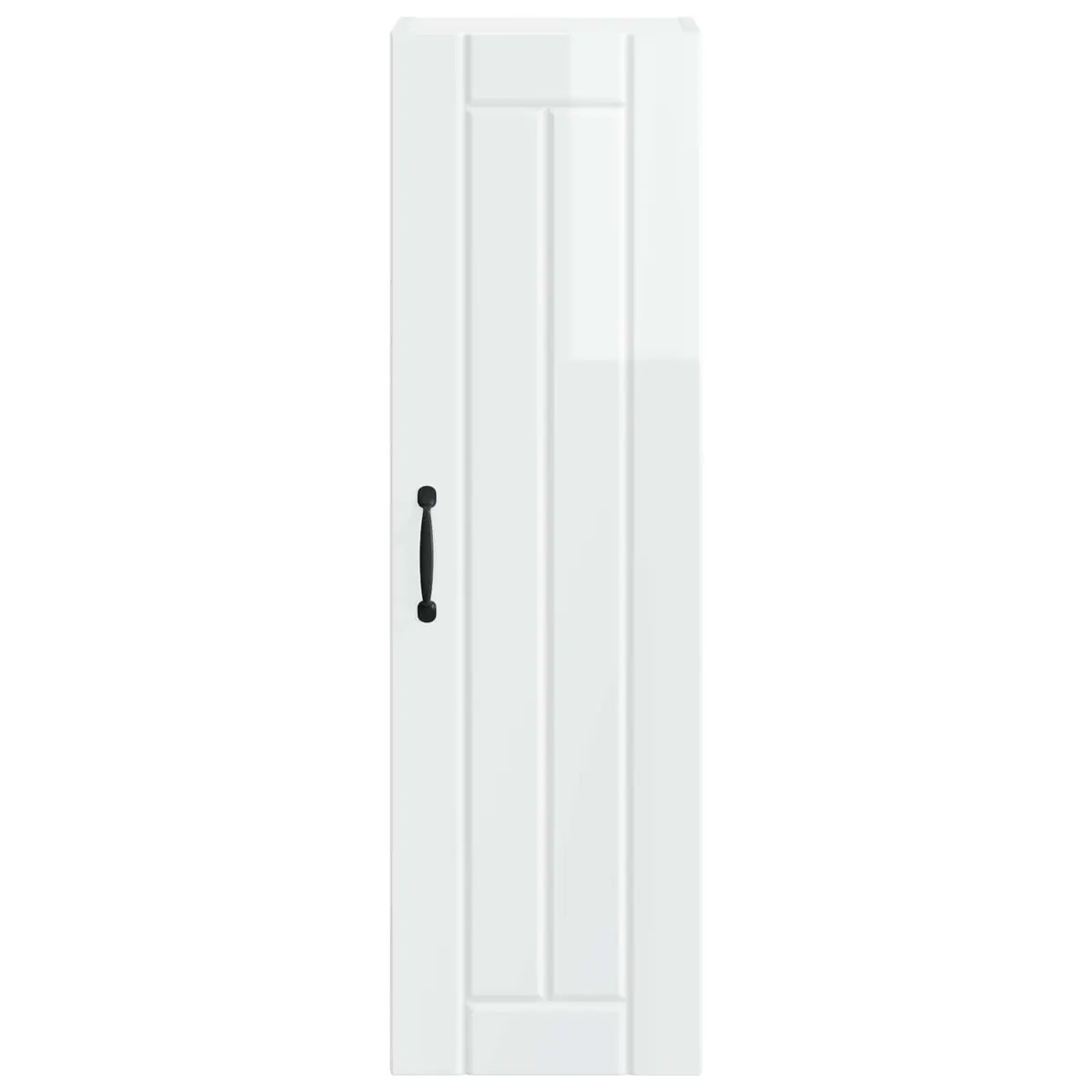 Wall Cabinet High Gloss White Modern Kitchen Storage 30 x 31 x 100 cm