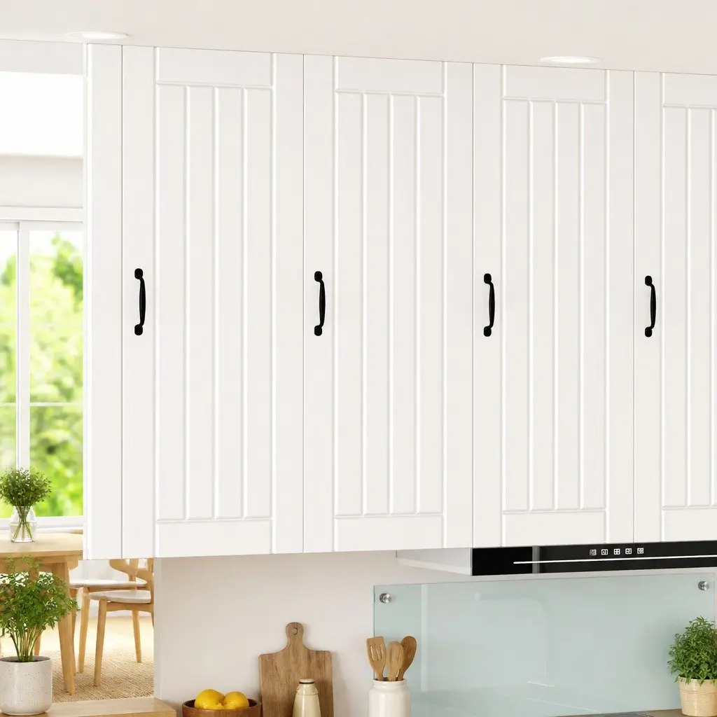 Wall Cabinet High Gloss White Modern 40 x 31 x 100 cm