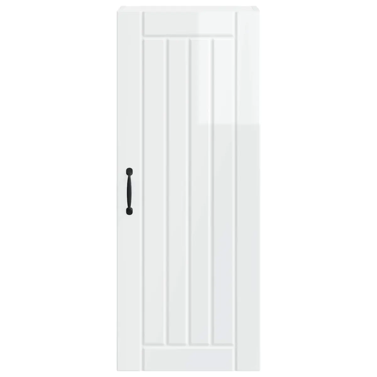 Wall Cabinet High Gloss White Modern 40 x 31 x 100 cm