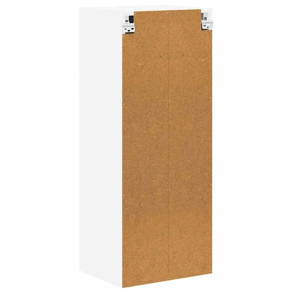 Wall Cabinet High Gloss White Modern 40 x 31 x 100 cm