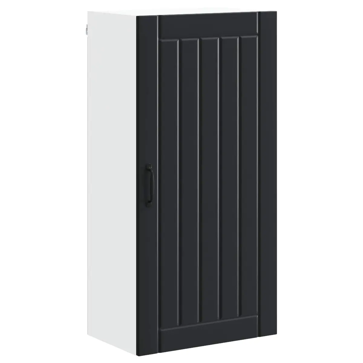Wall Cabinet Engineered Wood Kitchen Storage Dishwasher Panel Black 50x31x100cm