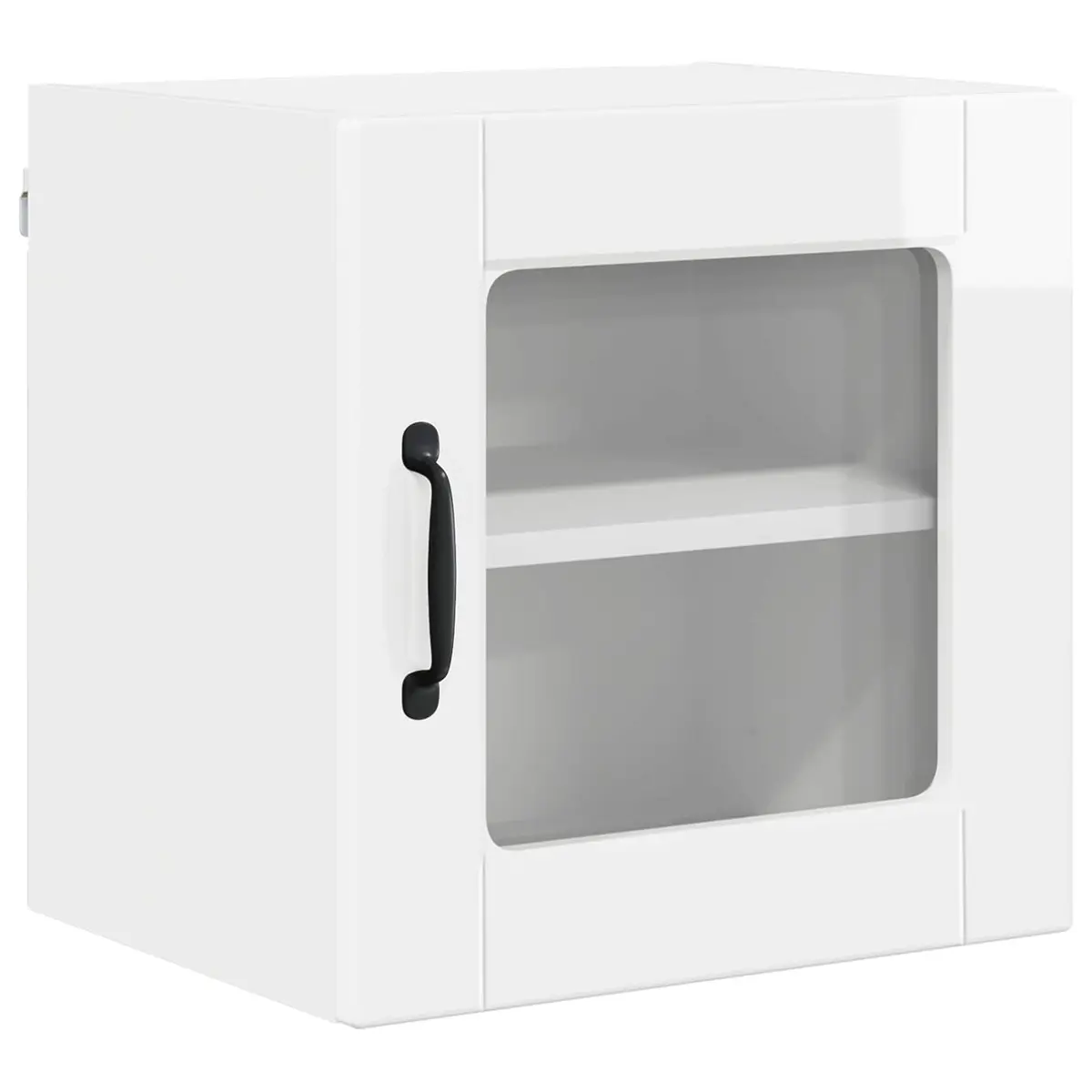 High Gloss White Wall-mounted Kitchen Storage Cabinet 40x31x40cm 2 Piece