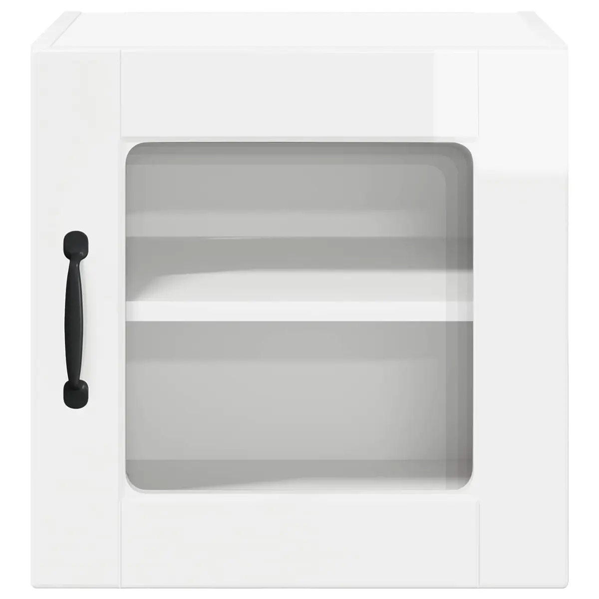 High Gloss White Wall-mounted Kitchen Storage Cabinet 40x31x40cm 2 Piece