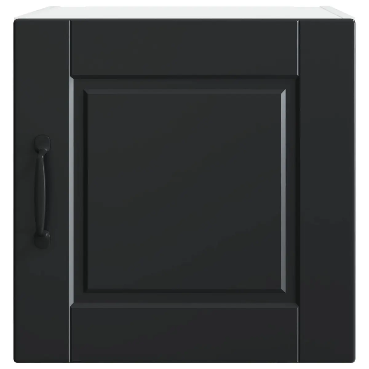 Wall Cabinet Kitchen Storage Black Engineered Wood 40x31x40 cm