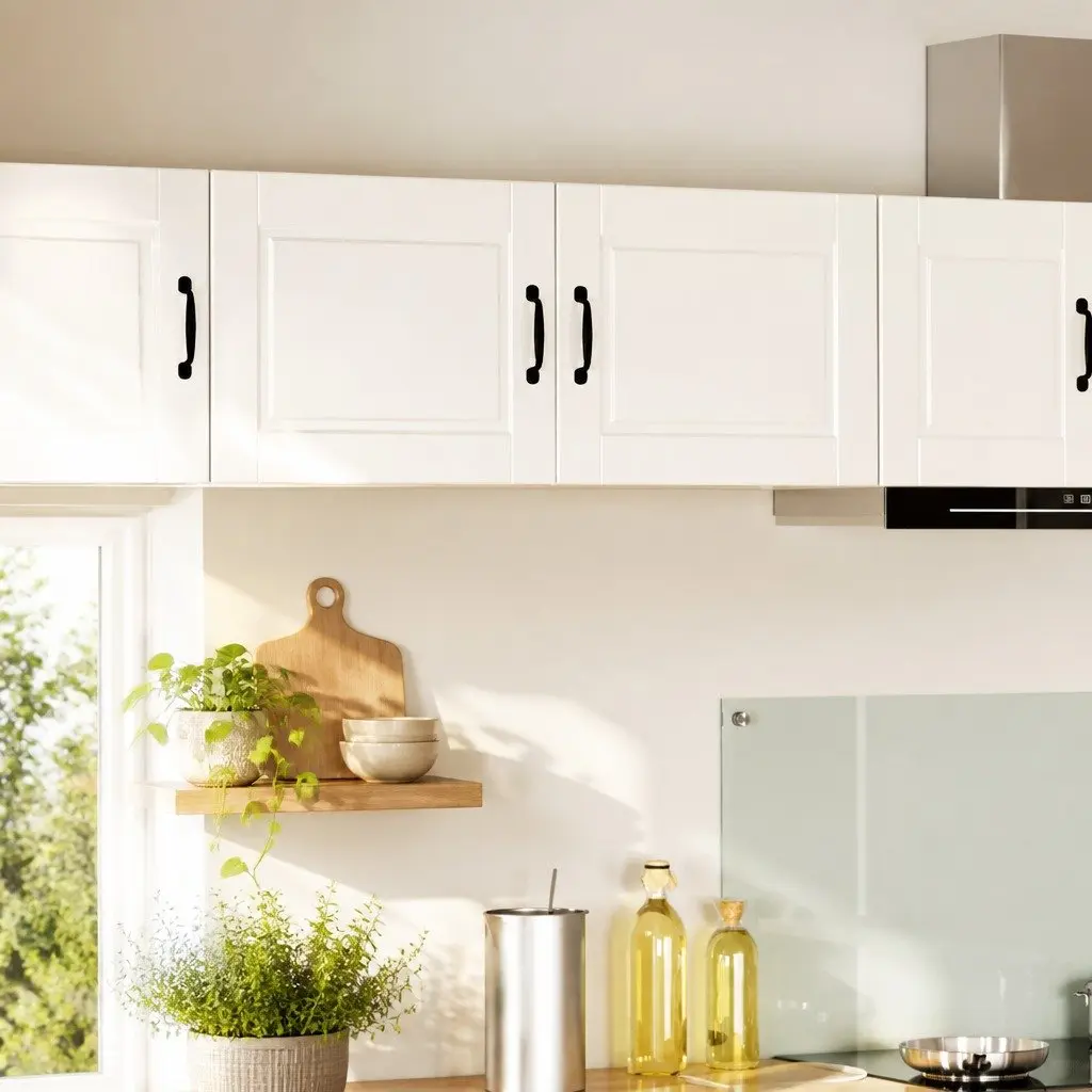 Wall Cabinet High Gloss White Engineered Wood 50 x 31 x 40 cm