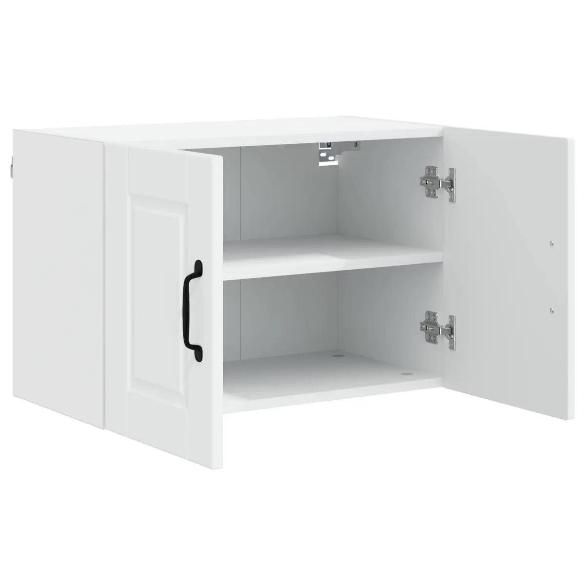 Wall Cabinet PORTO 2 Pcs White Kitchen Storage Engineered Wood 60x31x40cm