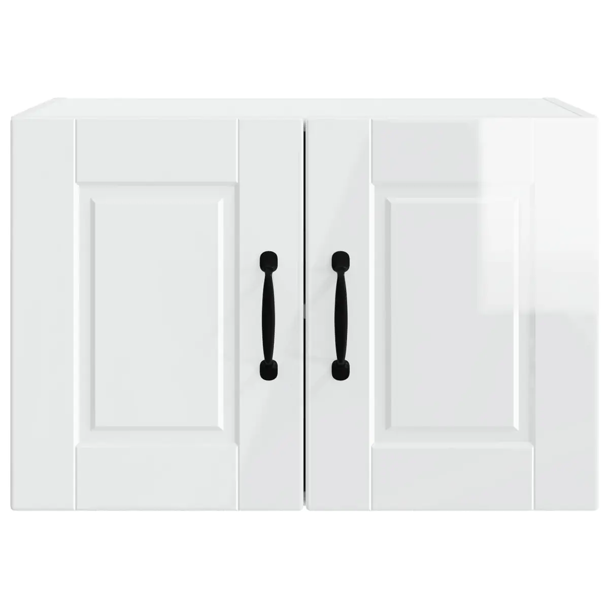 Wall Cabinet PORTO 60 x 31 x 40 cm High Gloss White Kitchen Storage Shelves