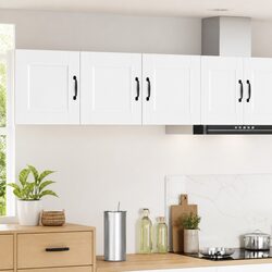 Stylish and Practical PORTO White Wall Cabinet 80x31x40cm