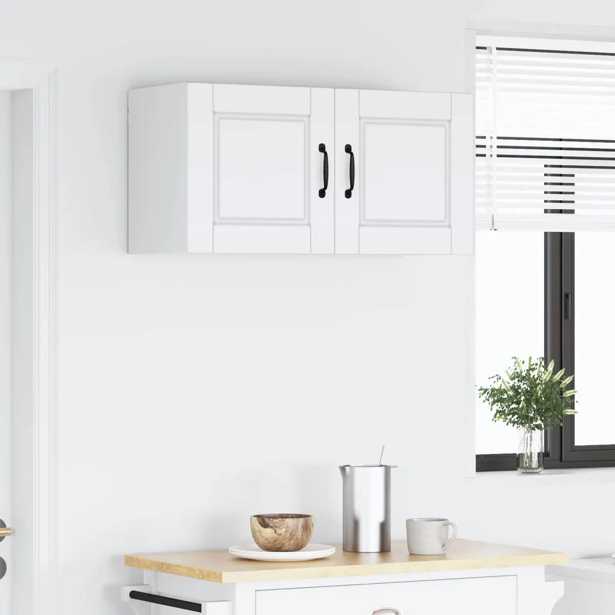 PORTO White Wall Cabinet 80x31x40cm