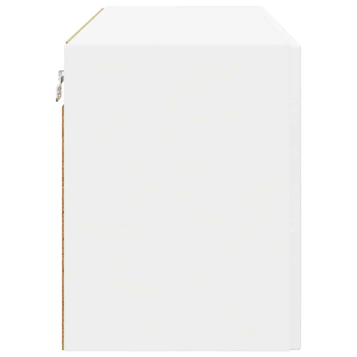 Wall Cabinet Storage Unit Modern White 80x31x40cm