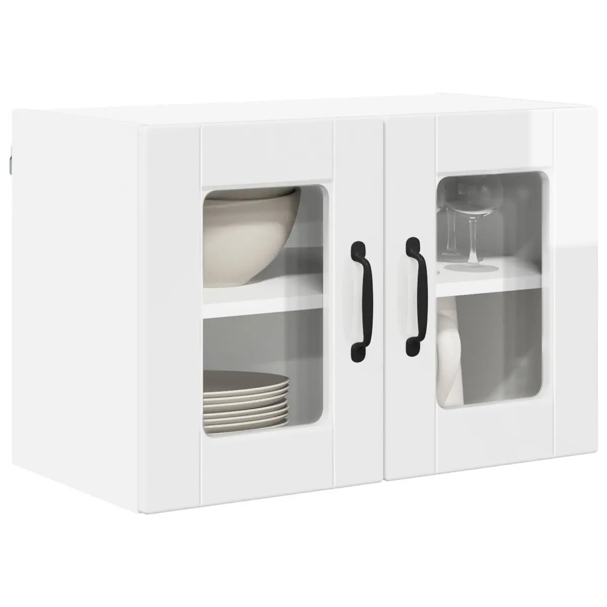 Wall Glass Cabinet for Kitchen Storage
