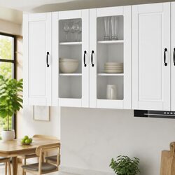 Friendly and Functional PORTO Wall Glass Cabinet 40x31x80cm