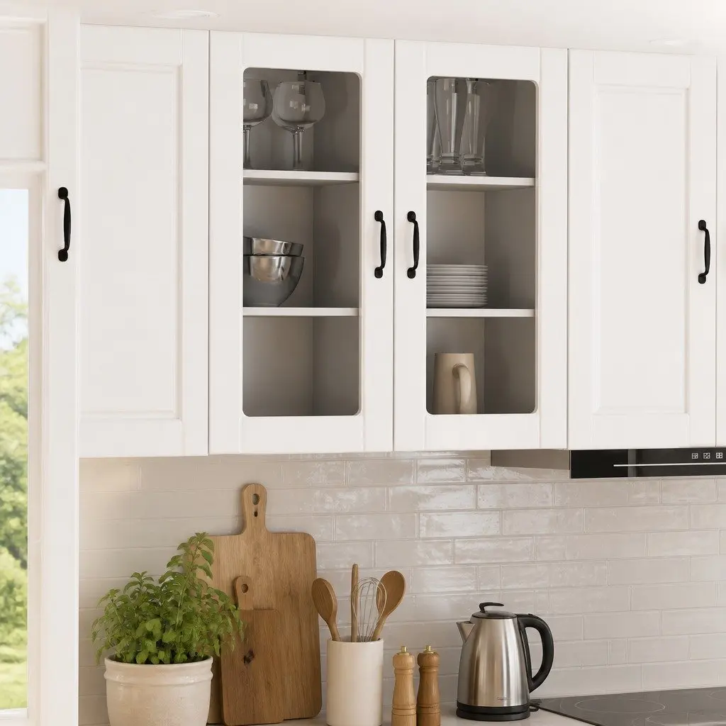 Wall Mounted Kitchen Cabinet High Gloss White 40 x 31 x 80 cm