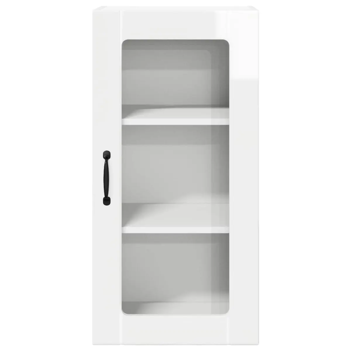 Wall Mounted Kitchen Cabinet High Gloss White 40 x 31 x 80 cm