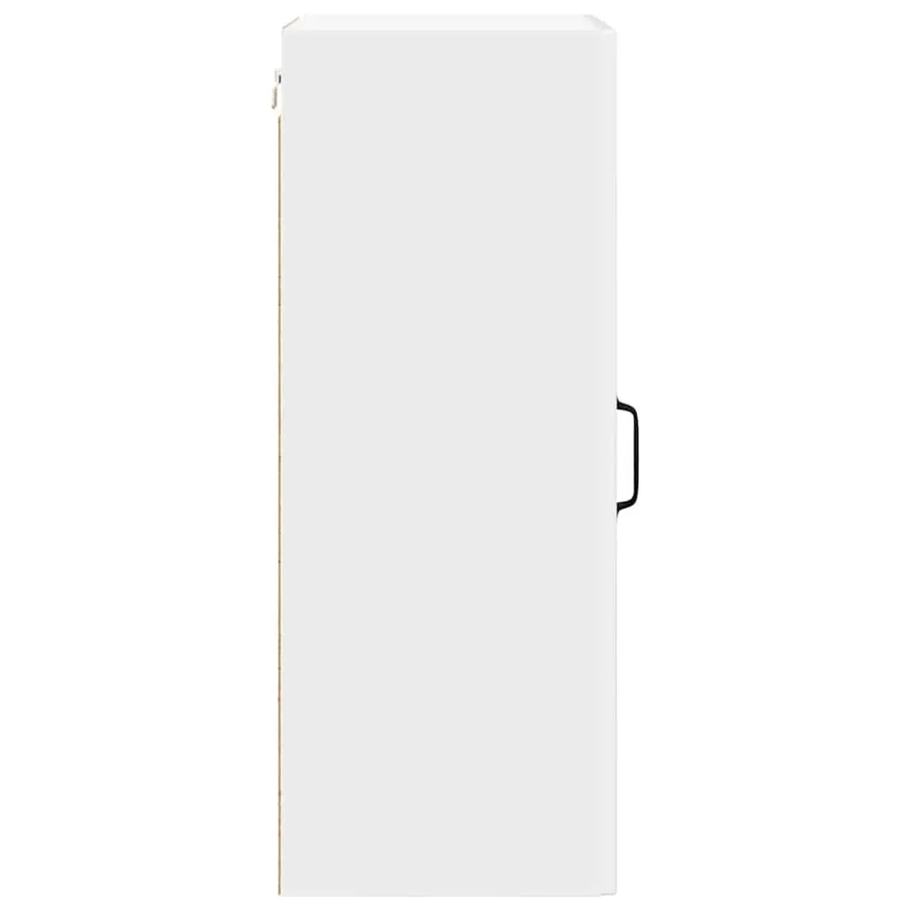 Wall Mounted Kitchen Cabinet High Gloss White 40 x 31 x 80 cm