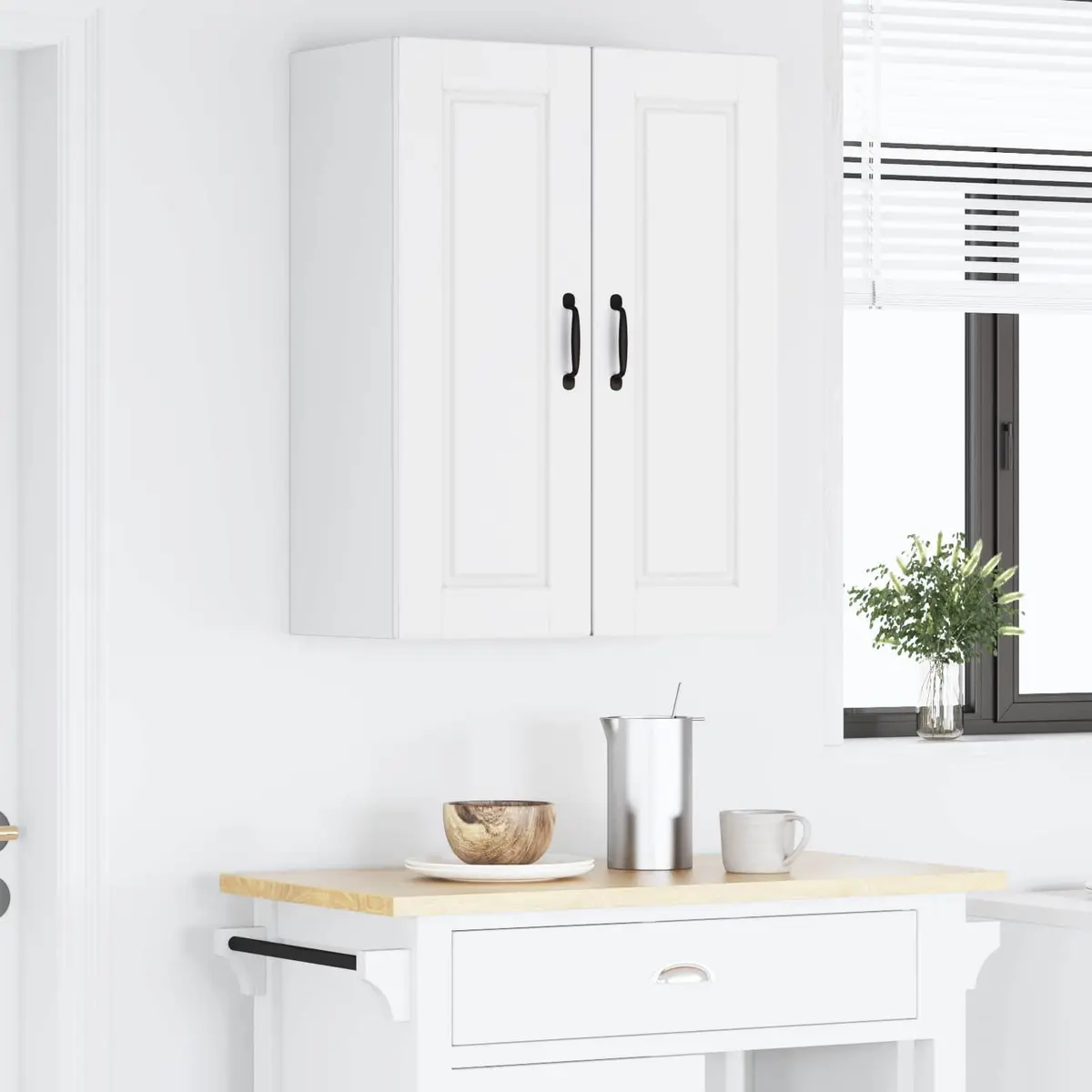 PORTO Wall Cabinet 2 pcs White