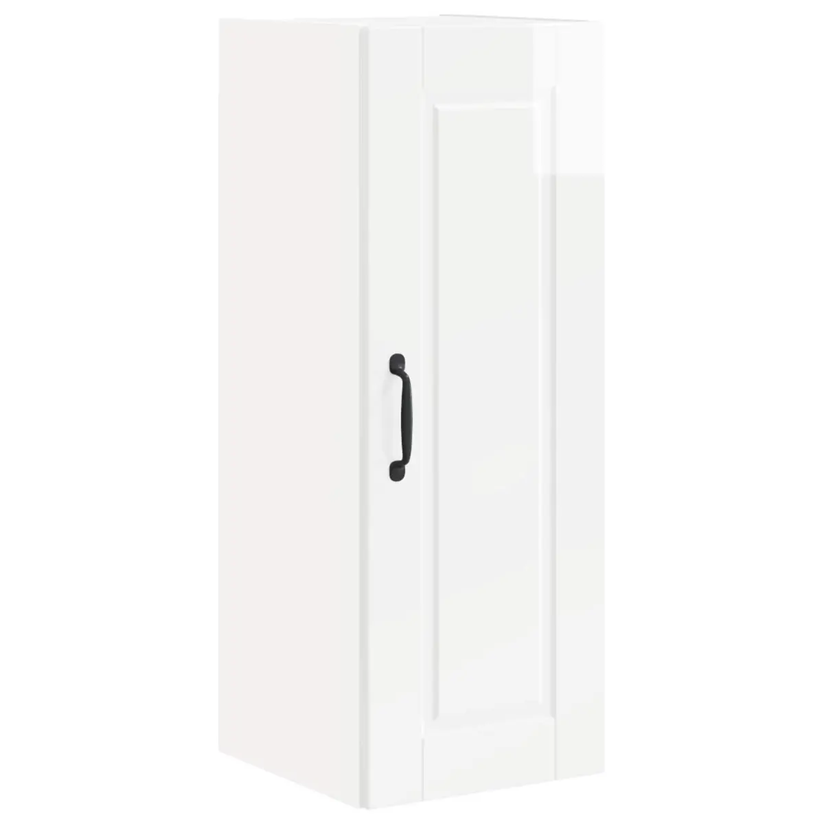 Wall Cabinet Modern High Gloss White 30x31x80cm 2 Pcs