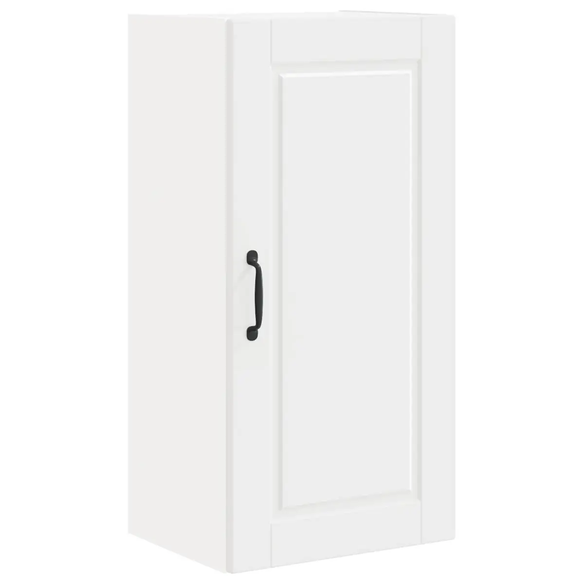 Wall Cabinet Kitchen Storage White Wall-mounted 40x31x80cm Engineered Wood Shelves Unit