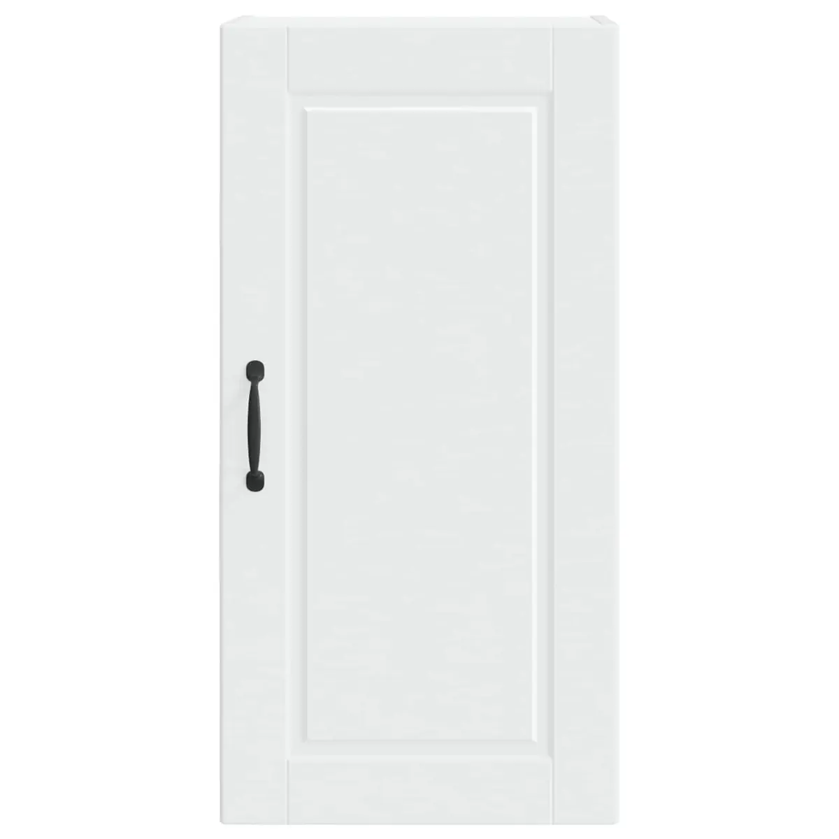 Wall Cabinet Kitchen Storage White Wall-mounted 40x31x80cm Engineered Wood Shelves Unit