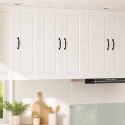 PORTO White Kitchen Wall Cabinet - 60 x 31 x 80 cm Storage Solution