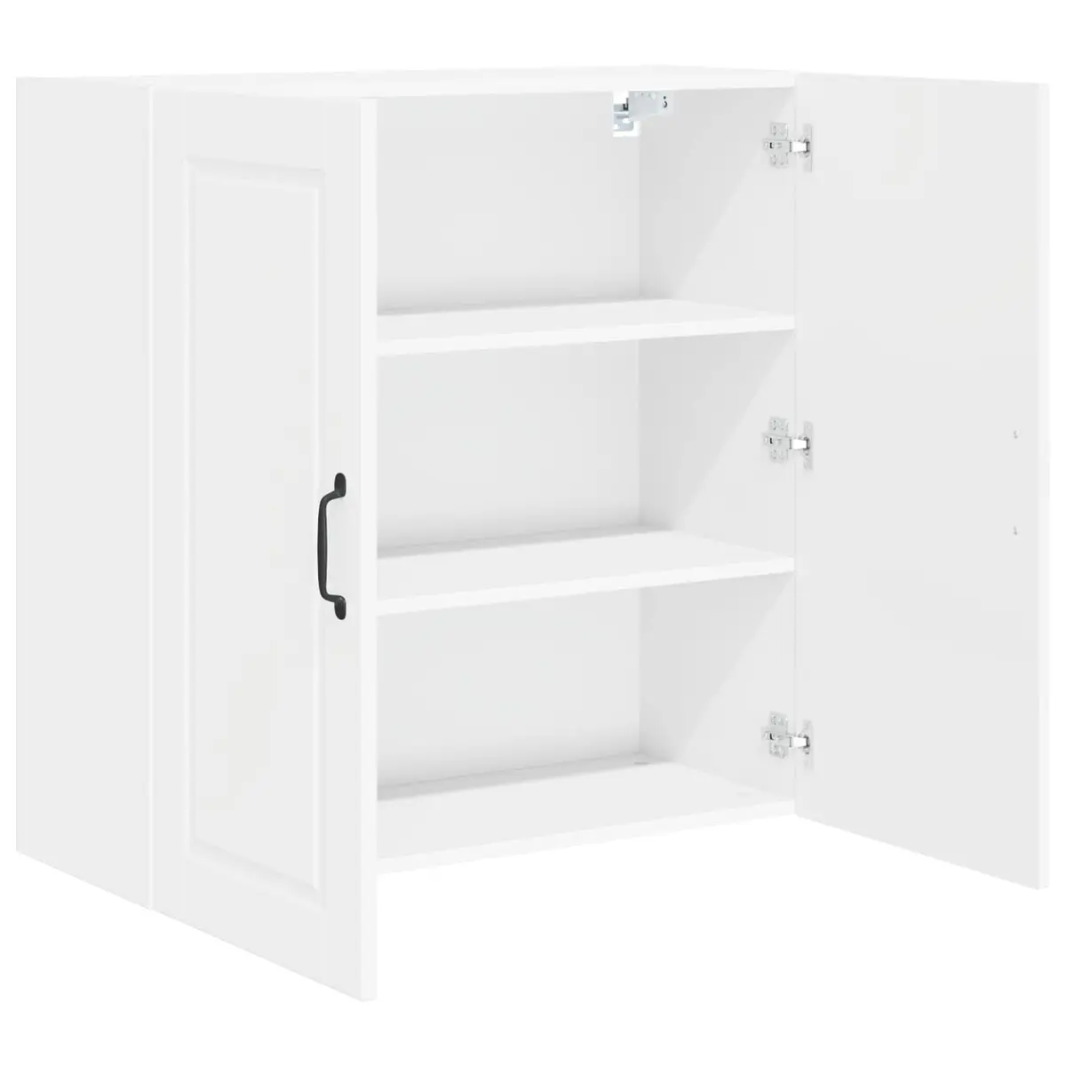 Wall Cabinet White Engineered Wood 80 x 31 x 80 cm