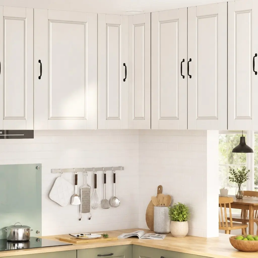 Wall Corner Cabinet High Gloss White 57 x 57 x 80 cm