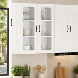 Your Ideal Wall-Mounted Glass Kitchen Cabinet 40x31x100cm