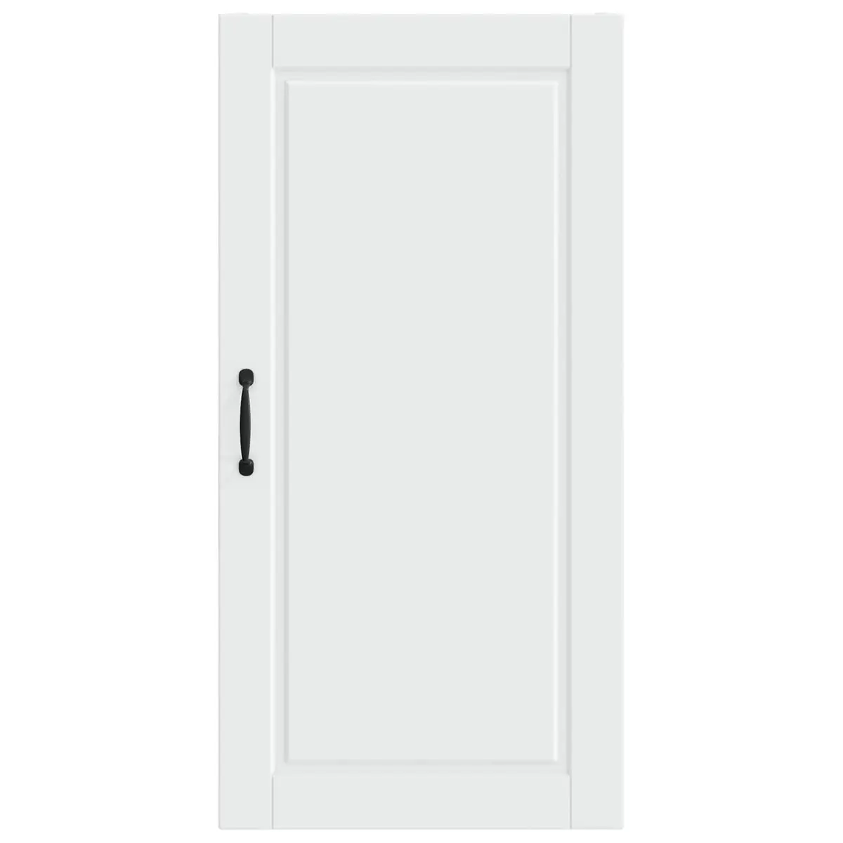 Wall Cabinet Kitchen Storage White Wall-mounted 50x31x100cm Engineered Wood Shelves Organiser