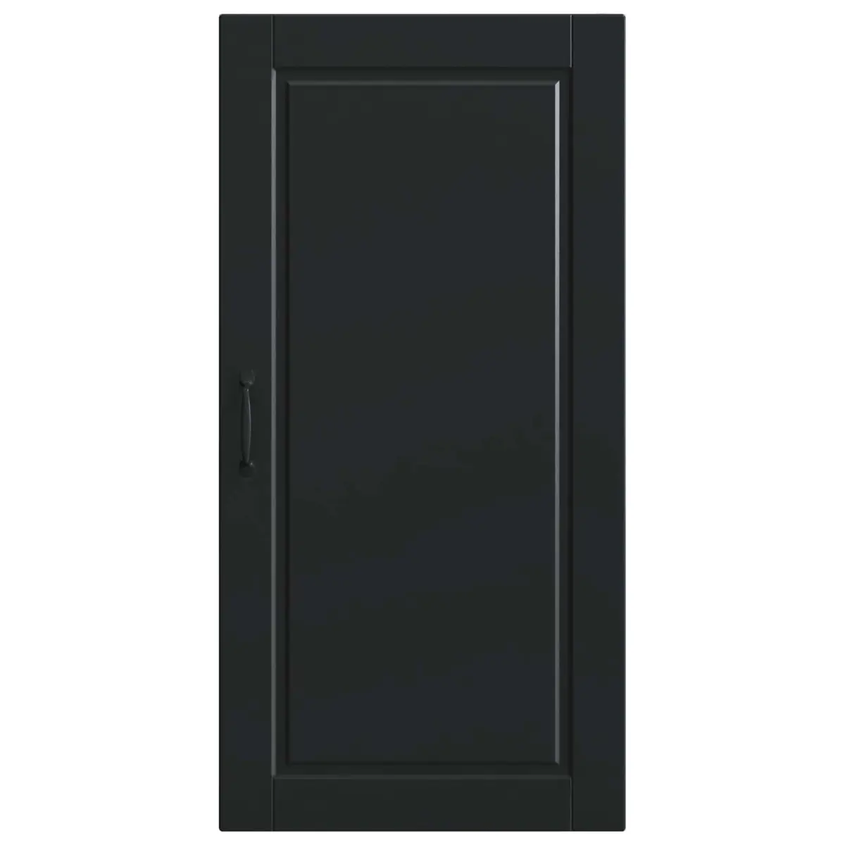 Wall Cabinet Black 50 x 31 x 100 cm Kitchen Storage Cupboard Wall Mounted