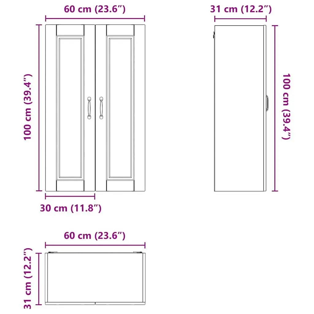 Wall Cabinet for Kitchen Use