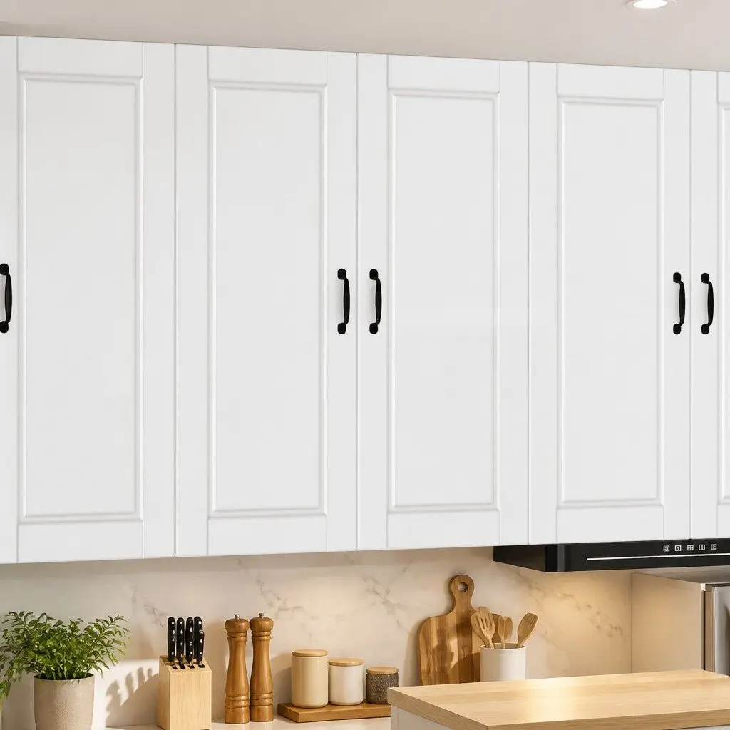 Wall Cabinet Modern High Gloss White Engineered Wood Wall-Mounted 80 x 31 x 100 cm