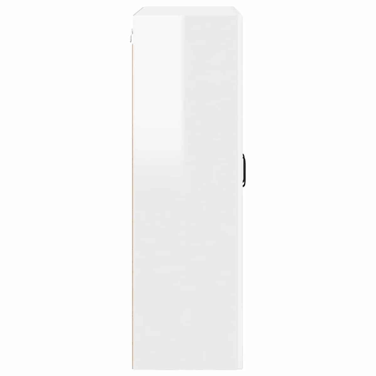 Wall Mounted Kitchen Cabinet High Gloss White Modern Furniture 80x31x100 cm