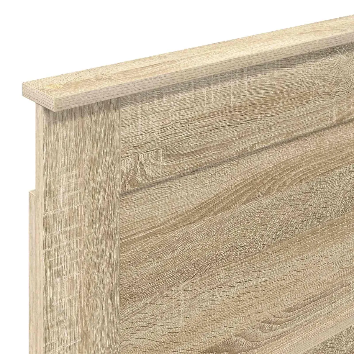 Headboard Modern Engineered Wood 90cm Brown Sonoma Oak Bedroom Furniture