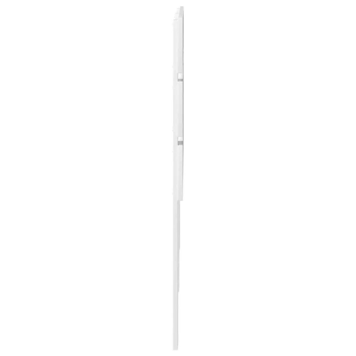 Engineered Wood Headboard Modern Minimalist White Rectangular